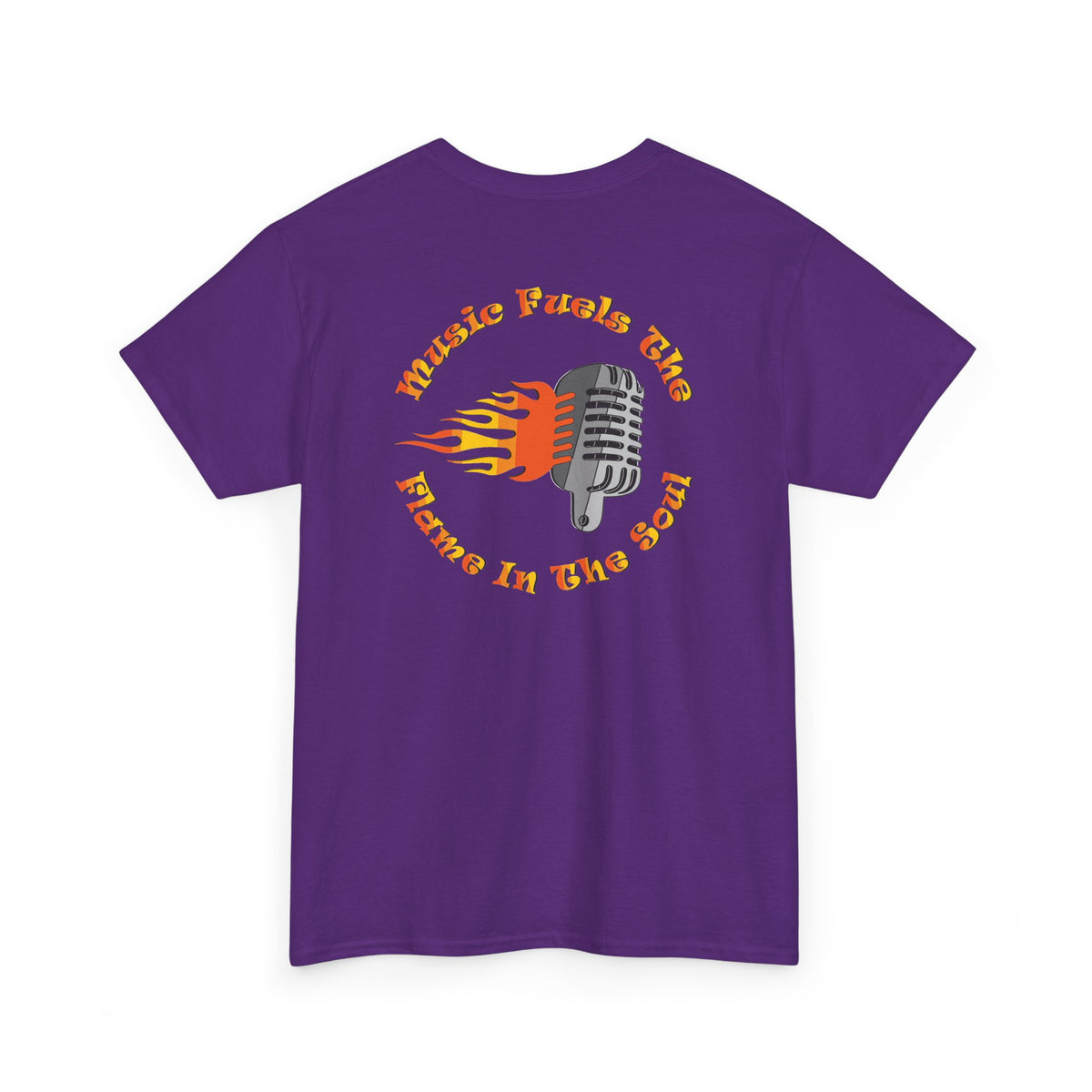 Music Fuels the Flame Graphic Tee - Perfect for Music Lovers and Concert Goers