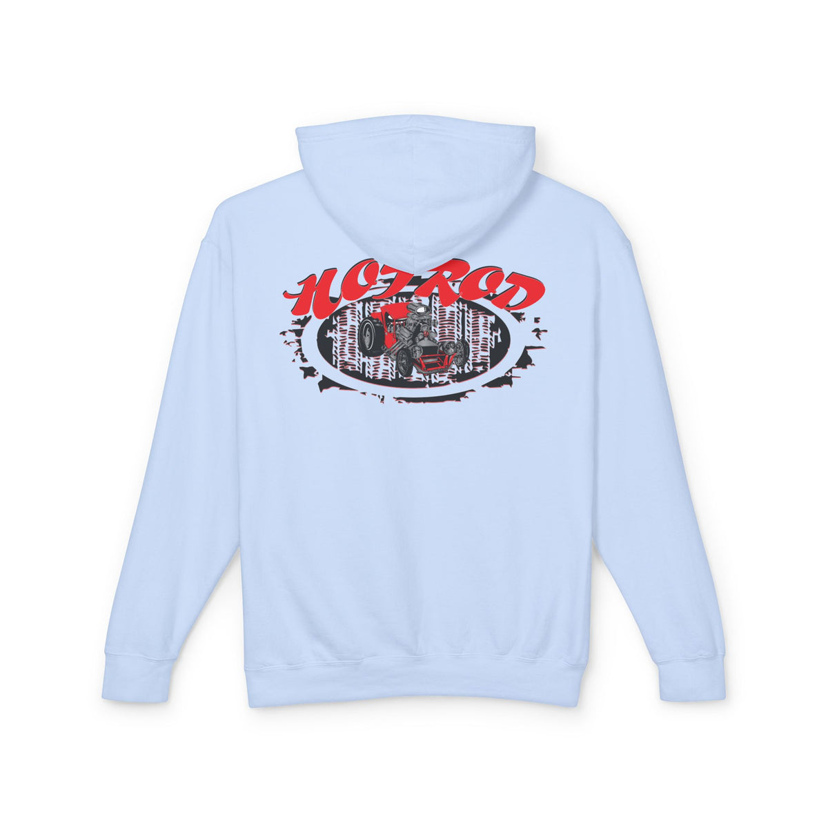Retro Hotrod Hoodie for Classic Car Enthusiasts - Light Blend Sweatshirt