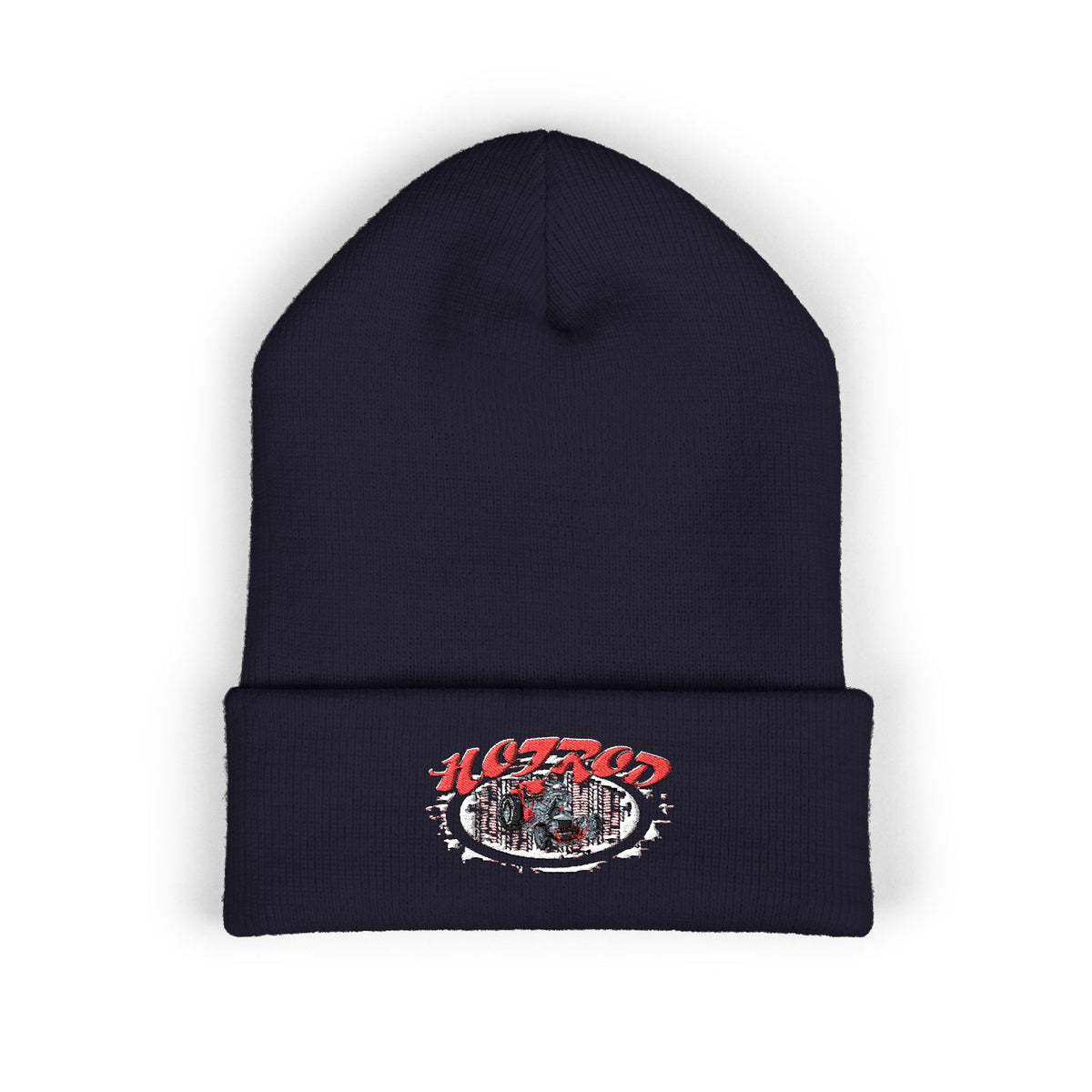 Retro Hotrod Graphic "Embroidered" Beanie
