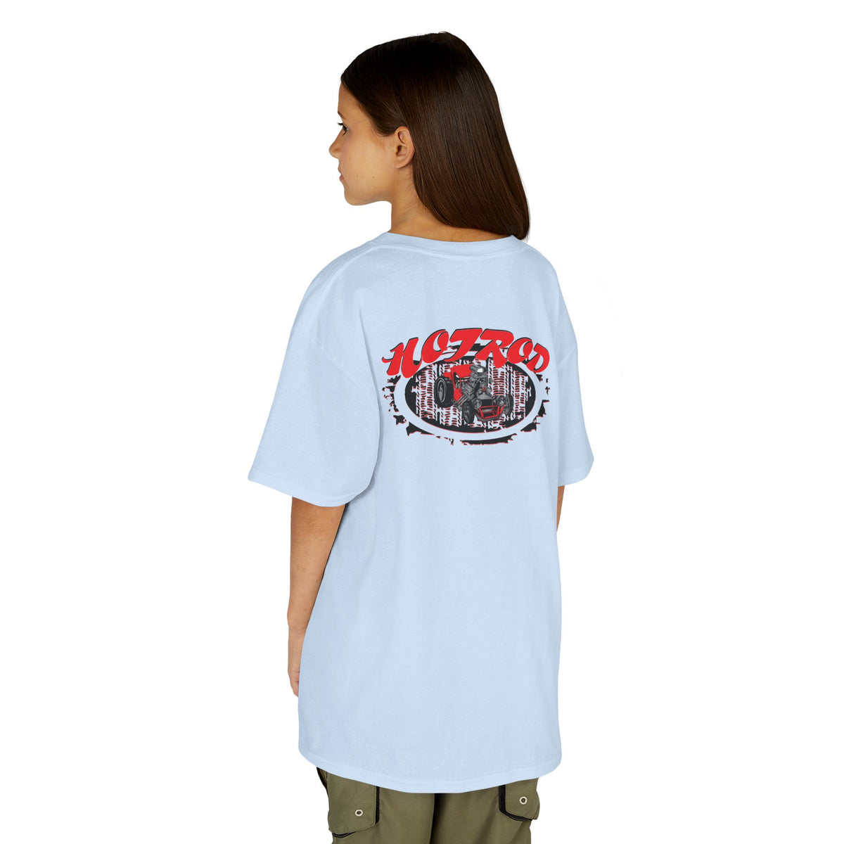 Kids Retro Hotrod Graphic Tee for Young Motorheads