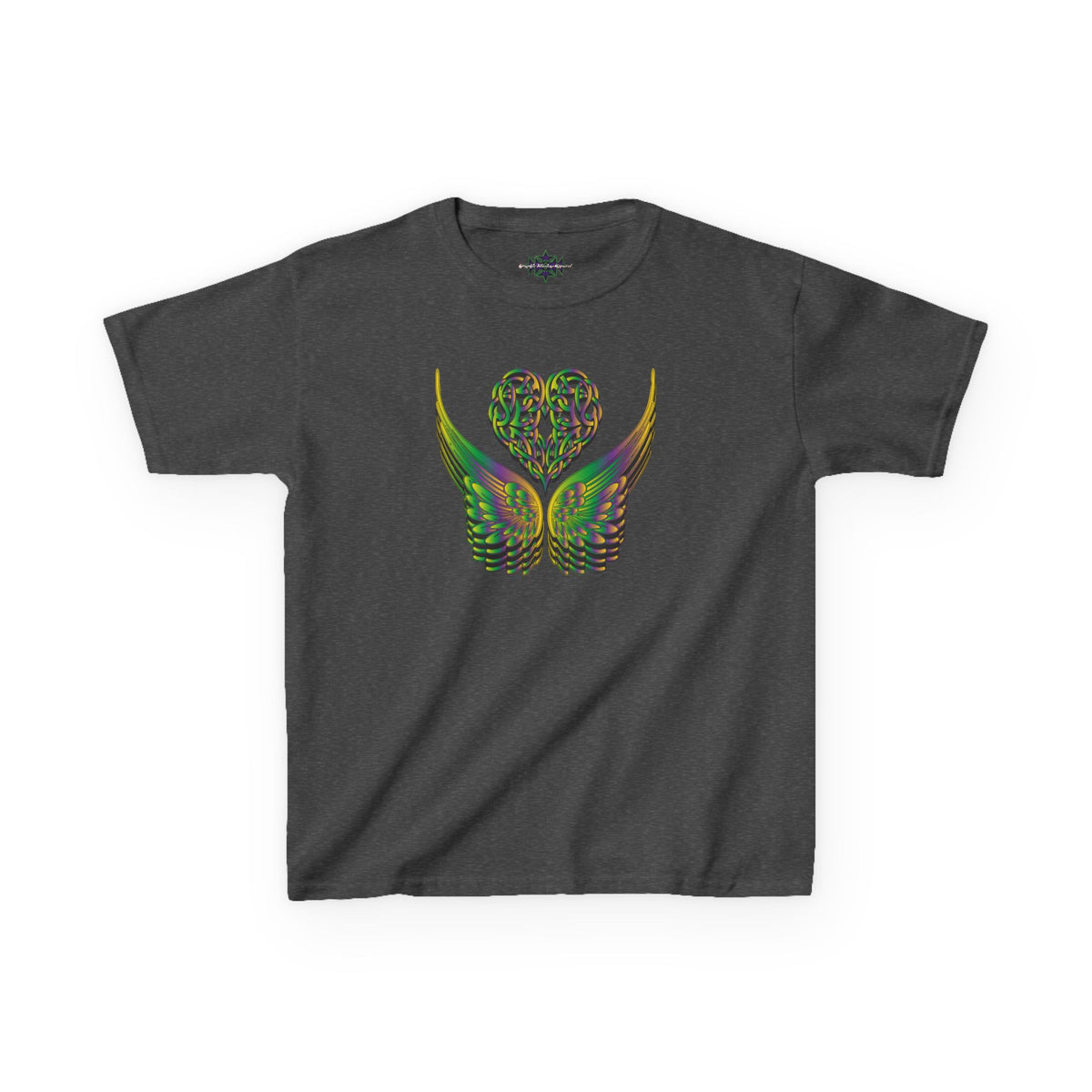 Kids Ethereal Heart and Wings Tee Perfect for Nature Lovers