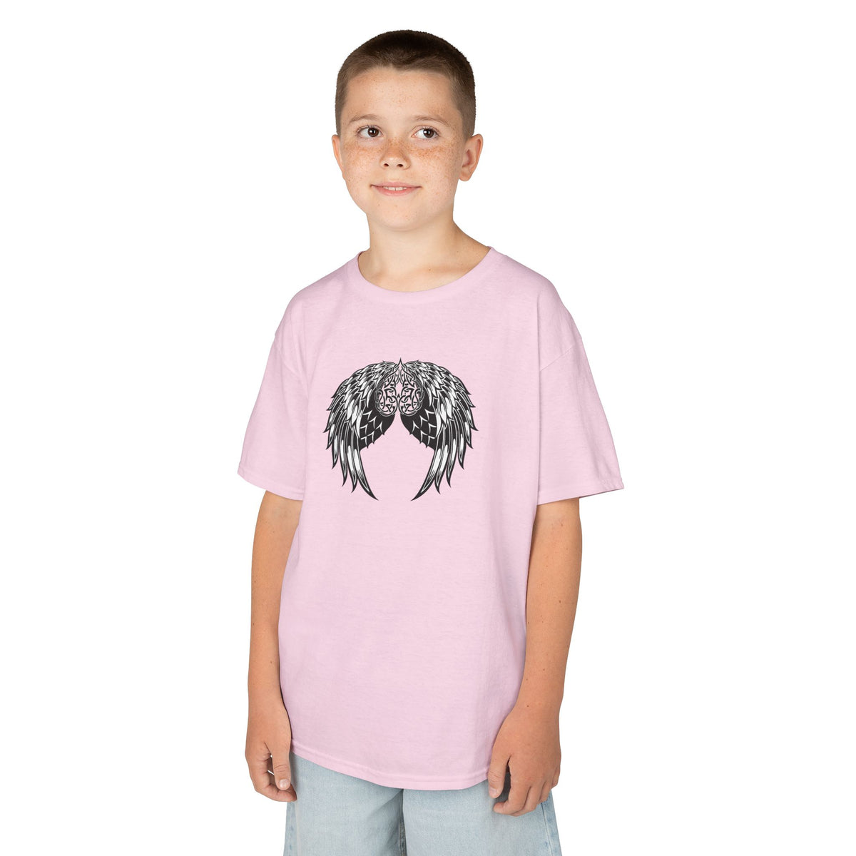 Kids Celtic Heart with Angel Wings Tee