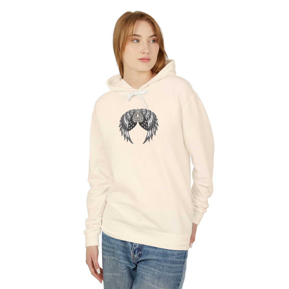 Celtic Heart and Angel Wings Hoodie - Lightweight™