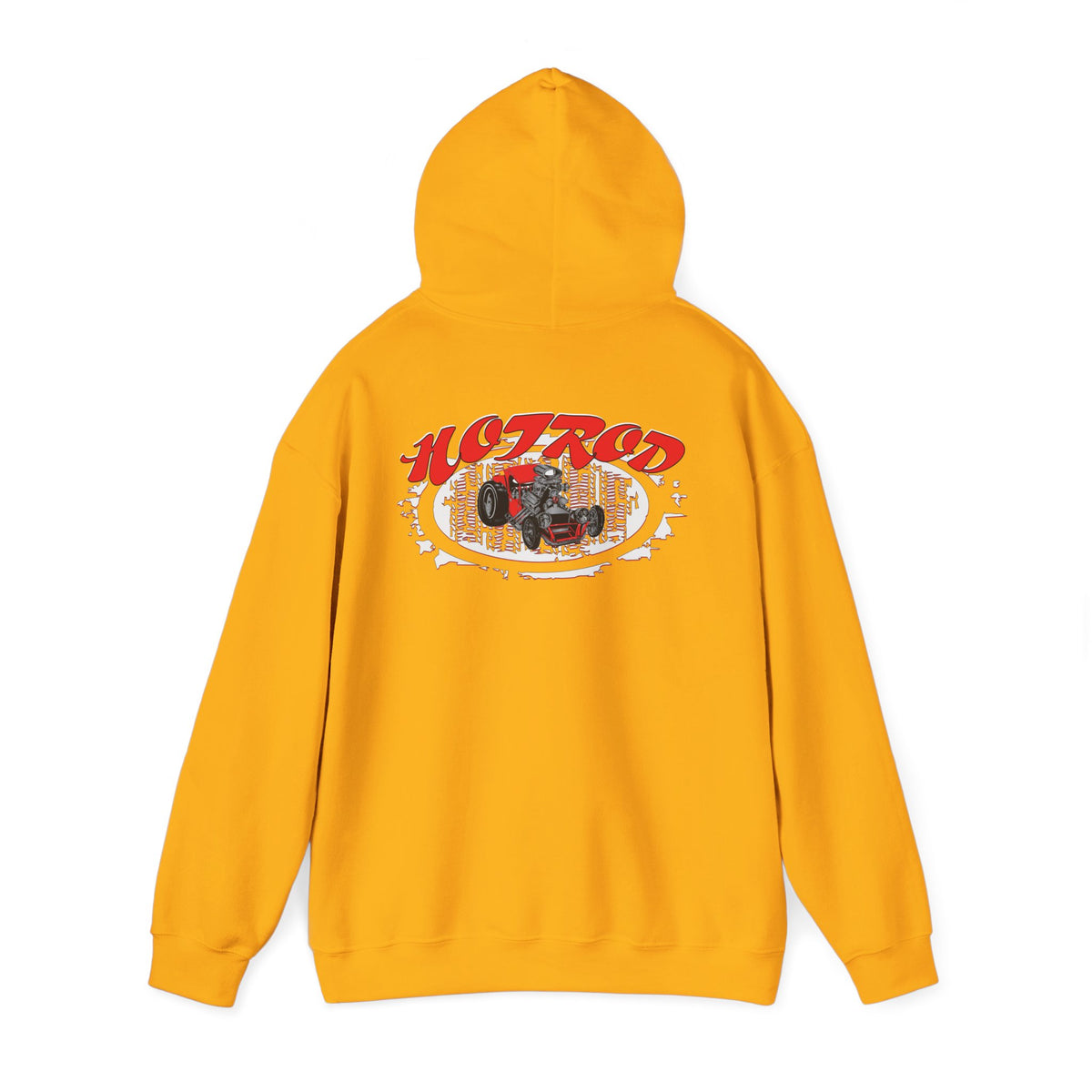 Retro Hot Rod Hoodie for Car Enthusiasts - Heavy Blend™