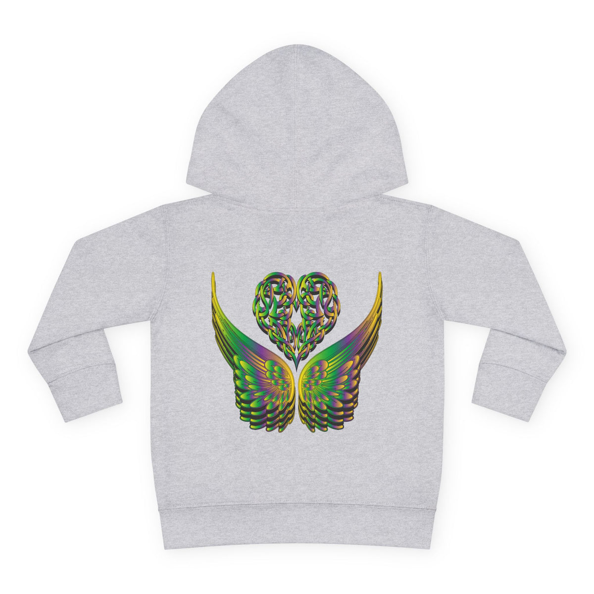 Toddler Celtic Heart with Angel Wings Hoodie