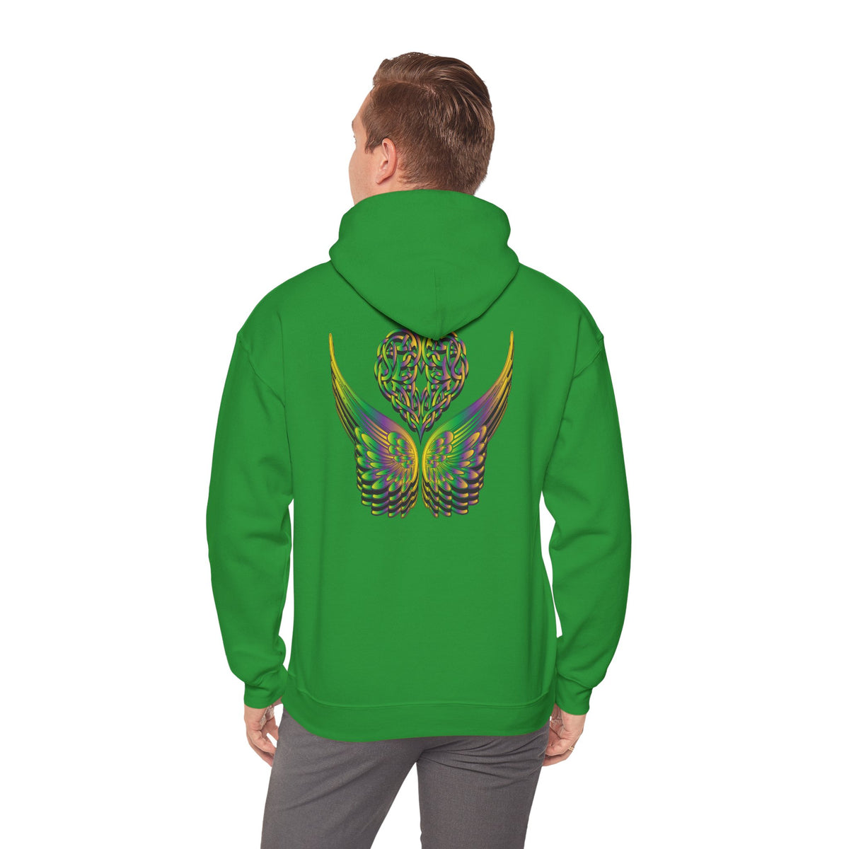 Ethereal Heart and Wings Hoodie - Heavy Blend™