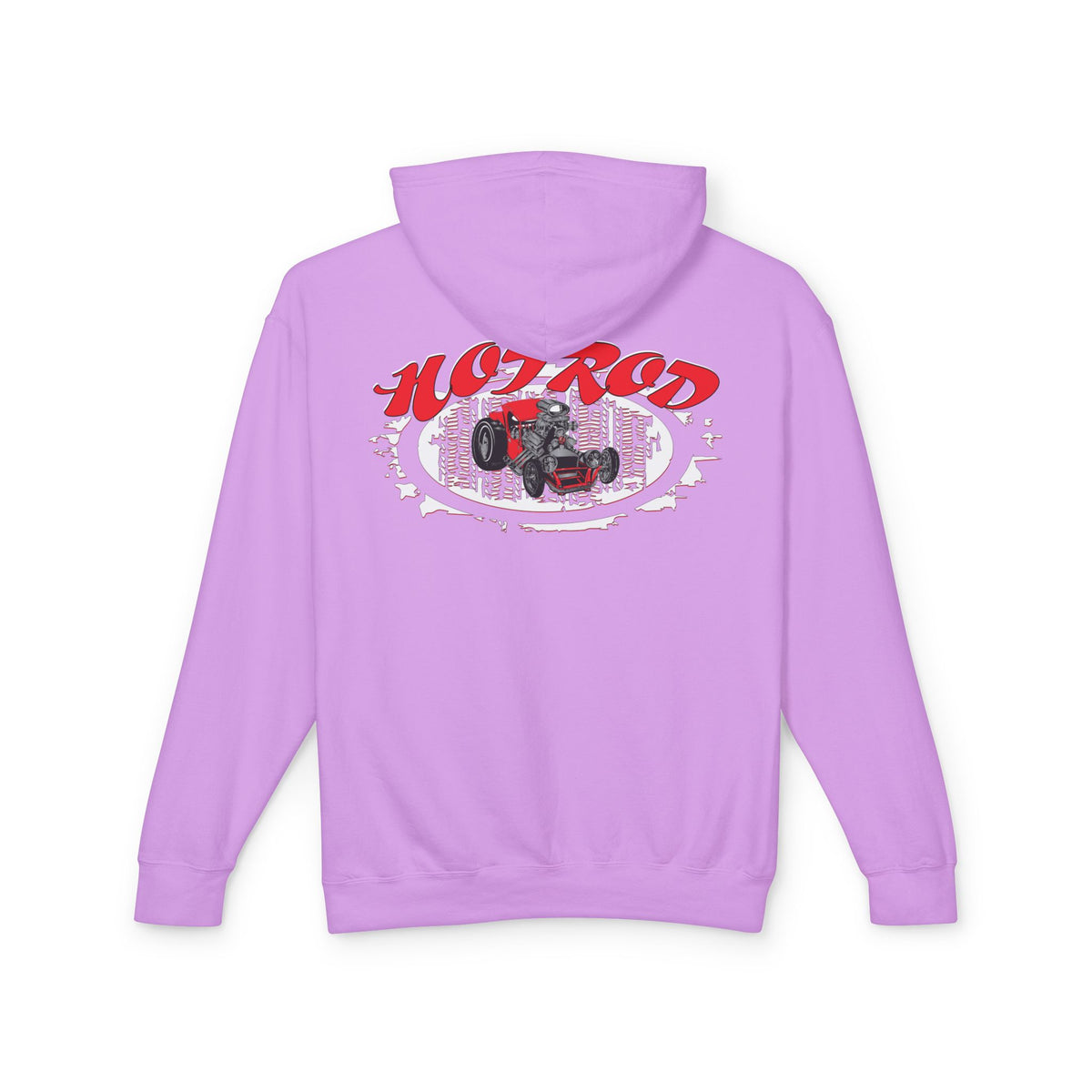 Retro Hotrod Hoodie for Classic Car Enthusiasts - Light Blend Sweatshirt