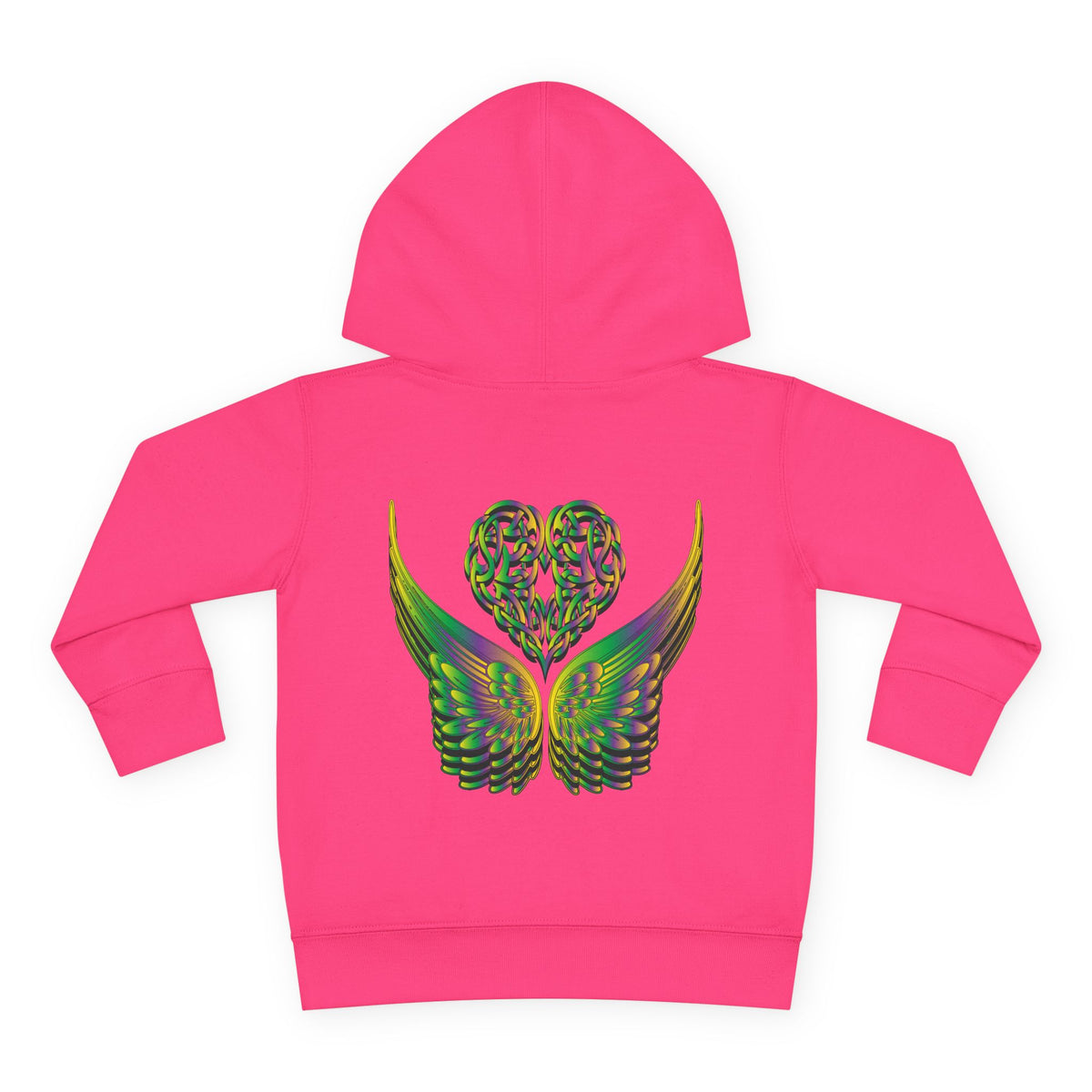 Toddler Celtic Heart with Angel Wings Hoodie