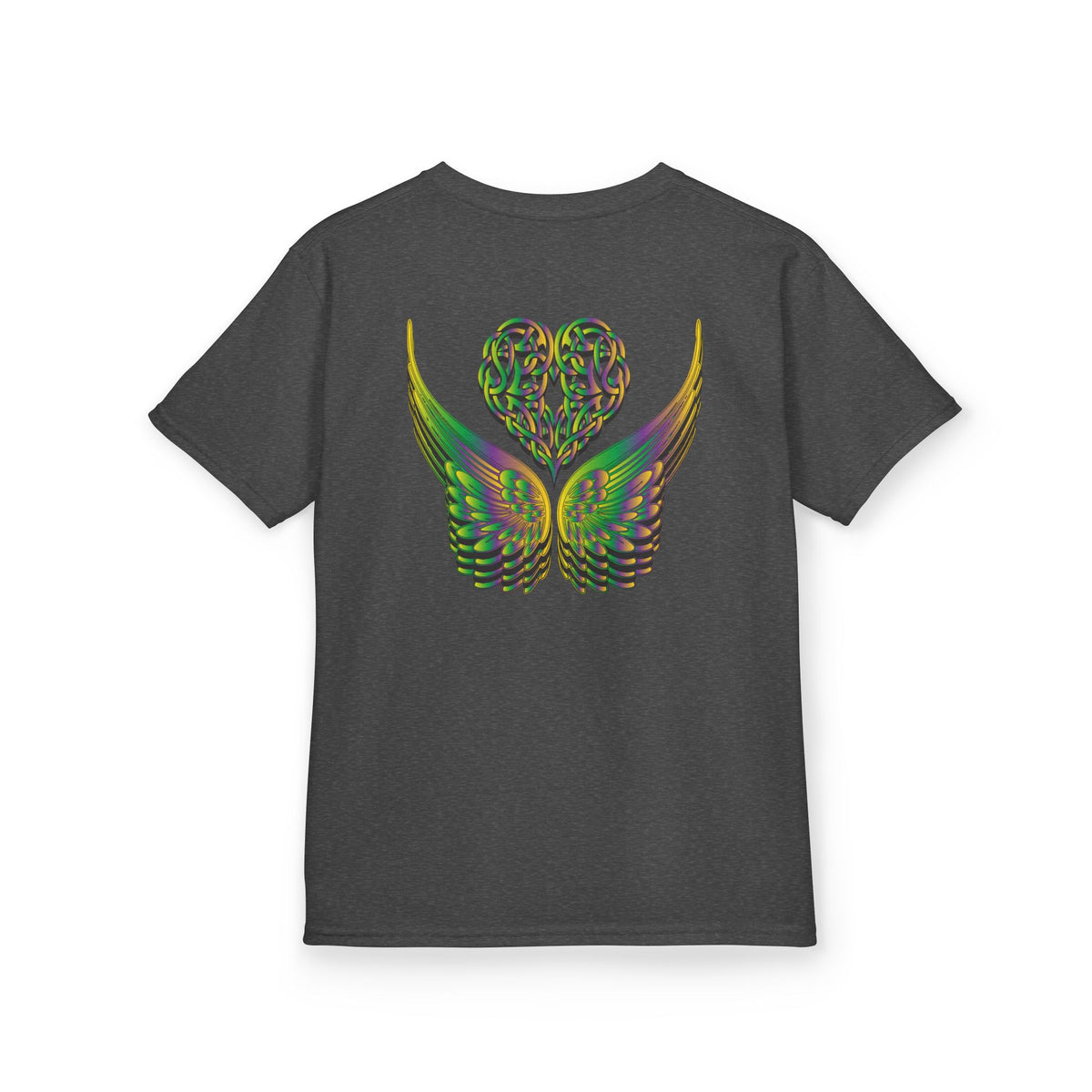 Kids Ethereal Heart and Wings Tee Perfect for Nature Lovers
