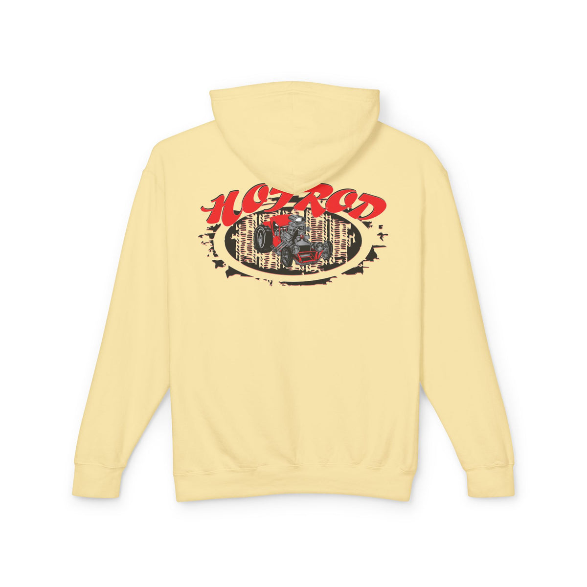 Retro Hotrod Hoodie for Classic Car Enthusiasts - Light Blend Sweatshirt