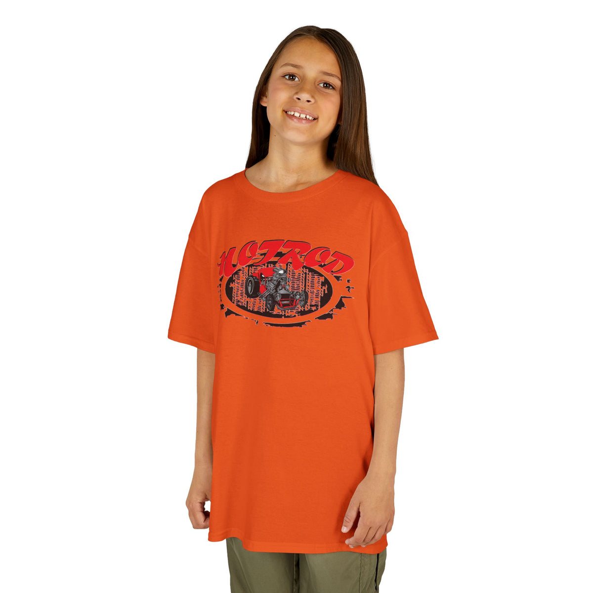Kids Retro Hotrod Graphic Tee for Young Motorheads