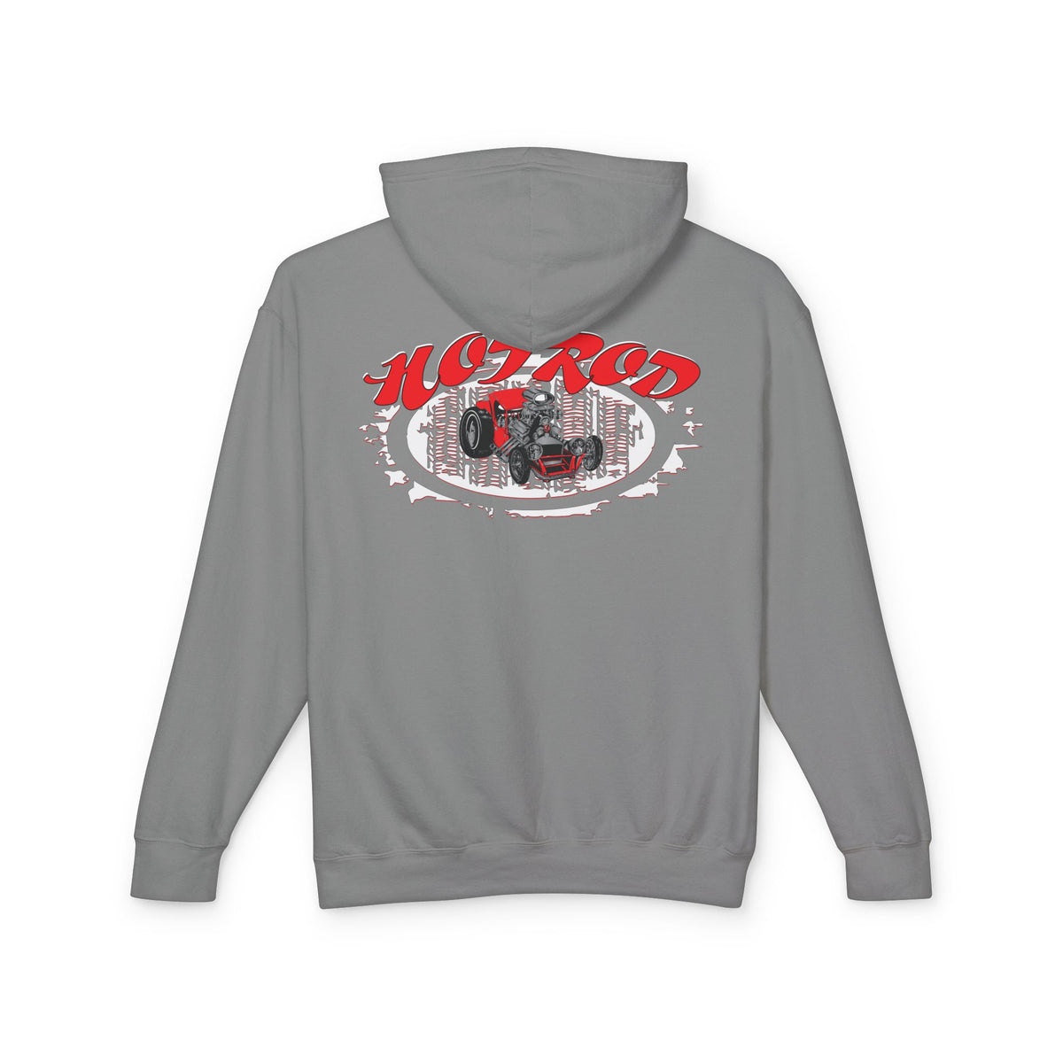 Retro Hotrod Hoodie for Classic Car Enthusiasts - Light Blend Sweatshirt