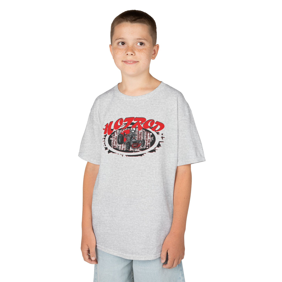 Kids Retro Hotrod Graphic Tee for Young Motorheads
