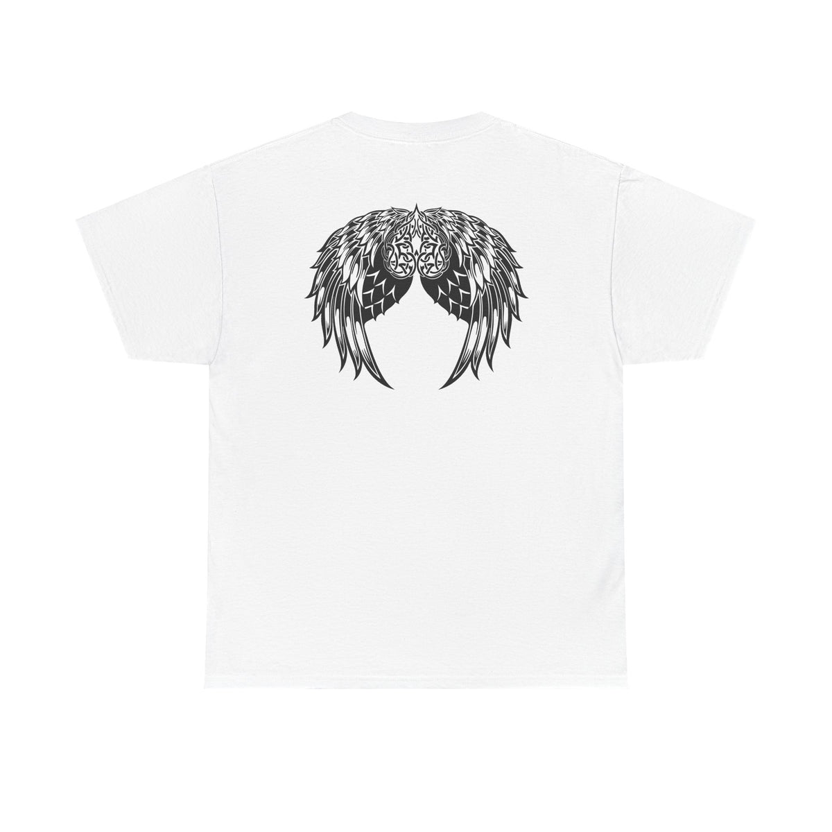 Celtic Heart with Angel Wings Graphic Tee