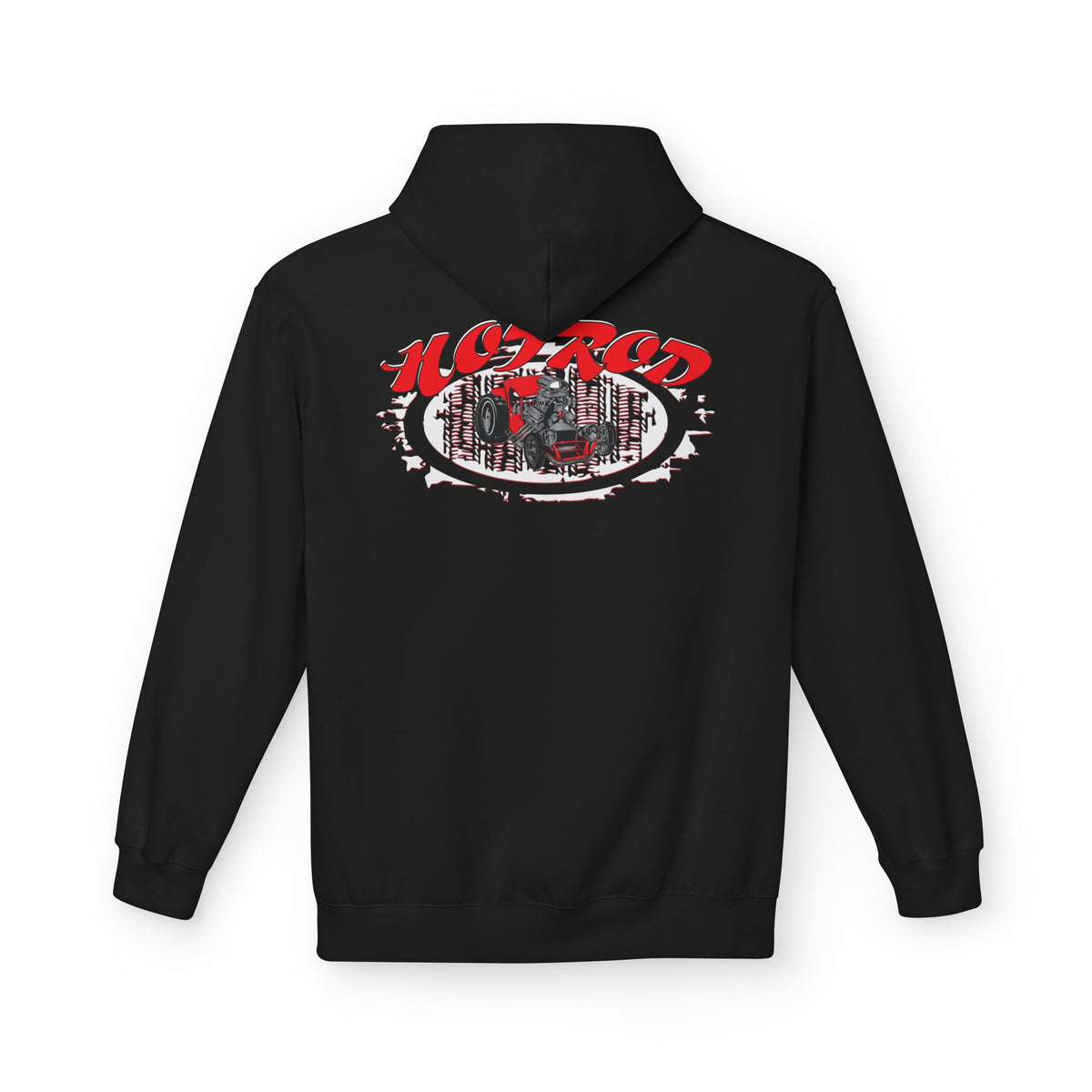 Retro Hotrod Graphic Hooded Sweatshirt