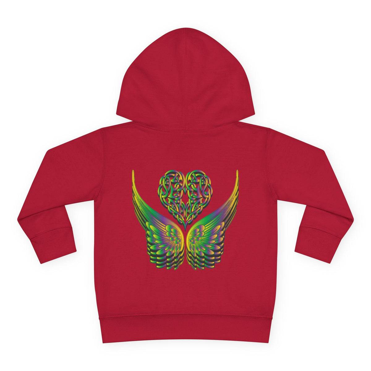 Toddler Celtic Heart with Angel Wings Hoodie