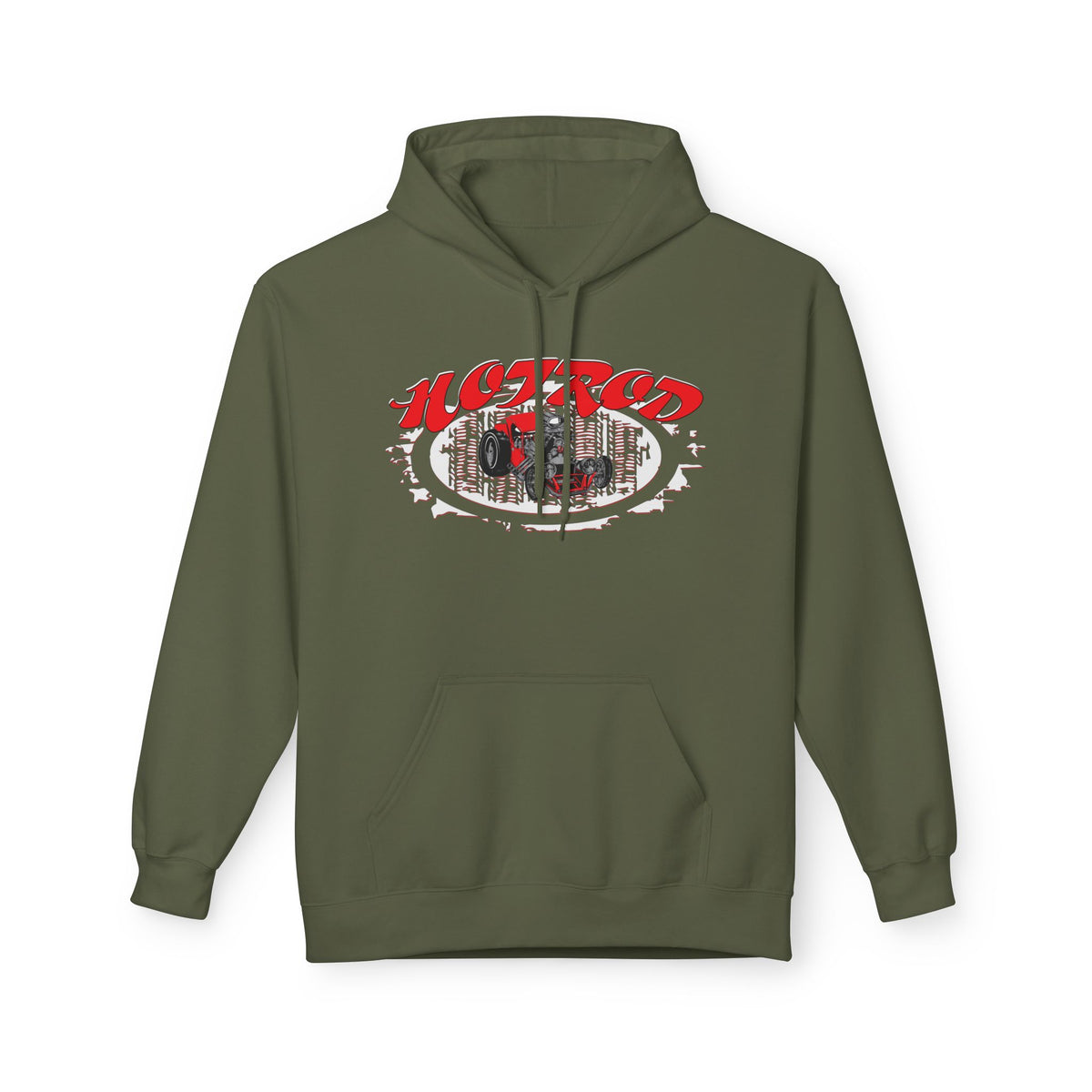 Retro Hotrod Graphic Hooded Sweatshirt