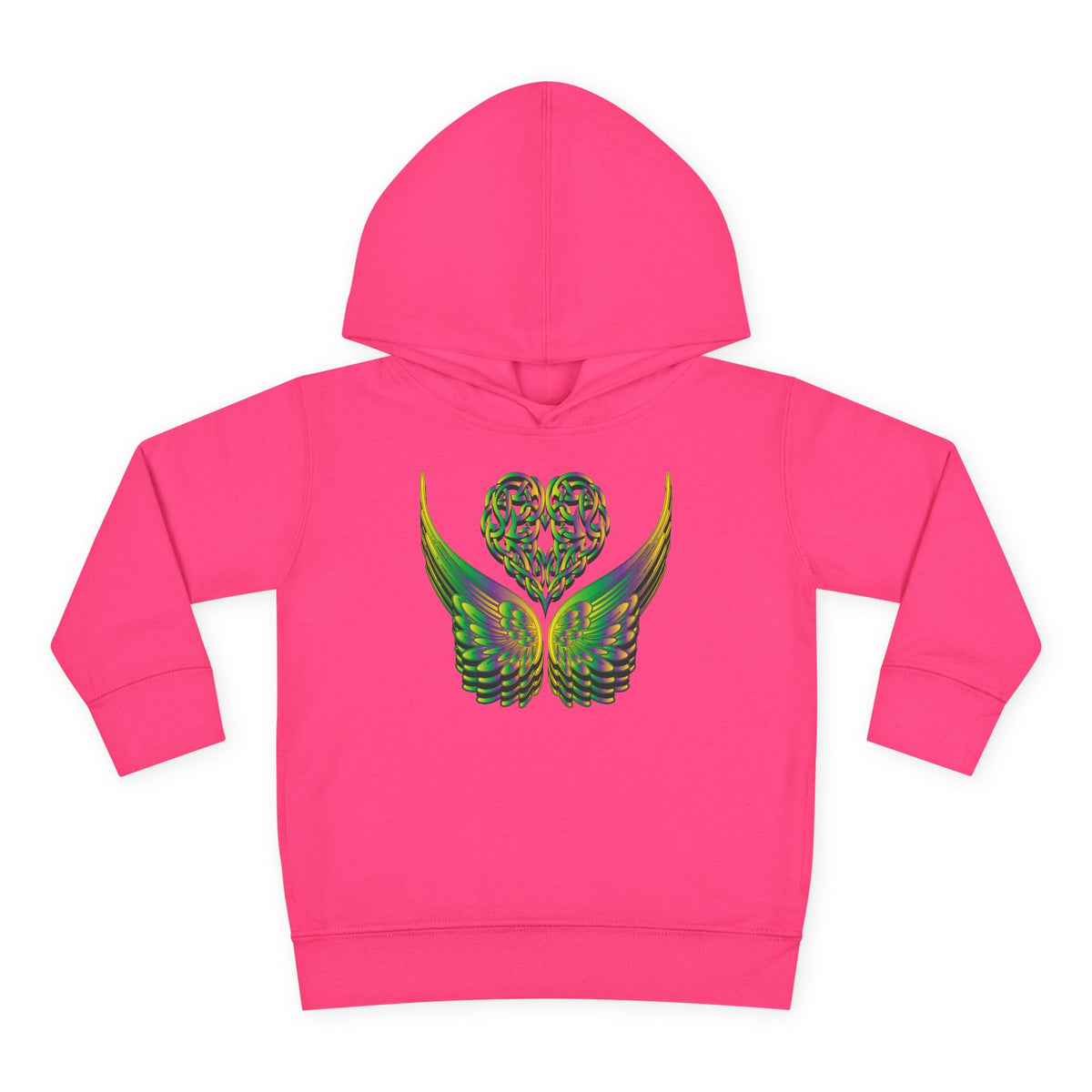 Toddler Celtic Heart with Angel Wings Hoodie