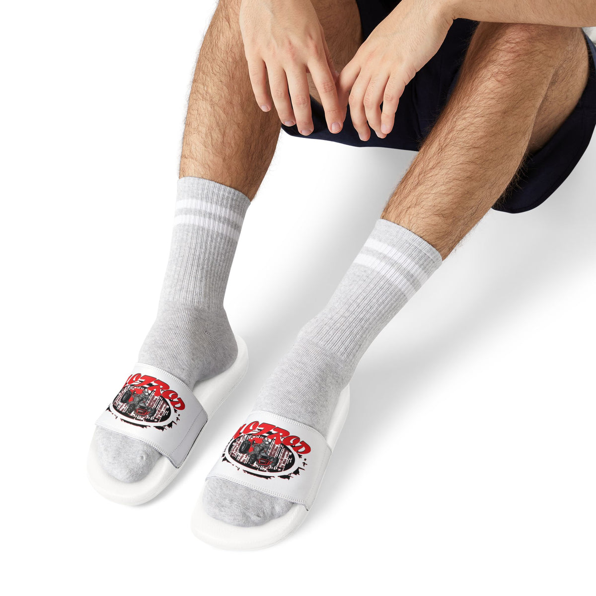 Men's Retro Hotrod Removable-Strap Sandals