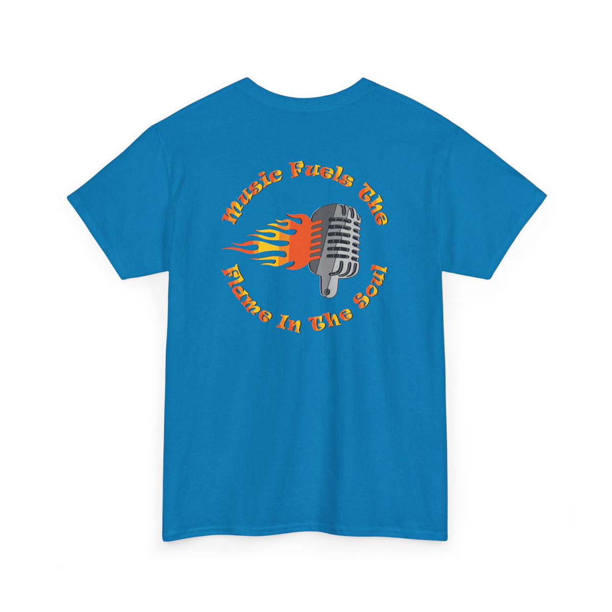 Music Fuels the Flame Graphic Tee - Perfect for Music Lovers and Concert Goers