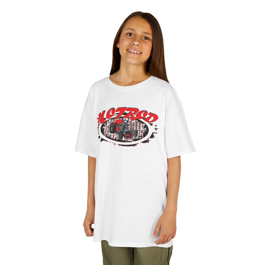 Kids Retro Hotrod Graphic Tee for Young Motorheads