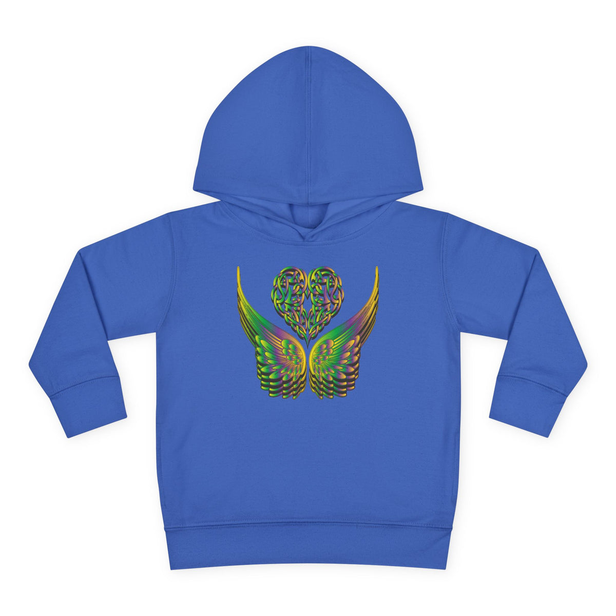 Toddler Celtic Heart with Angel Wings Hoodie