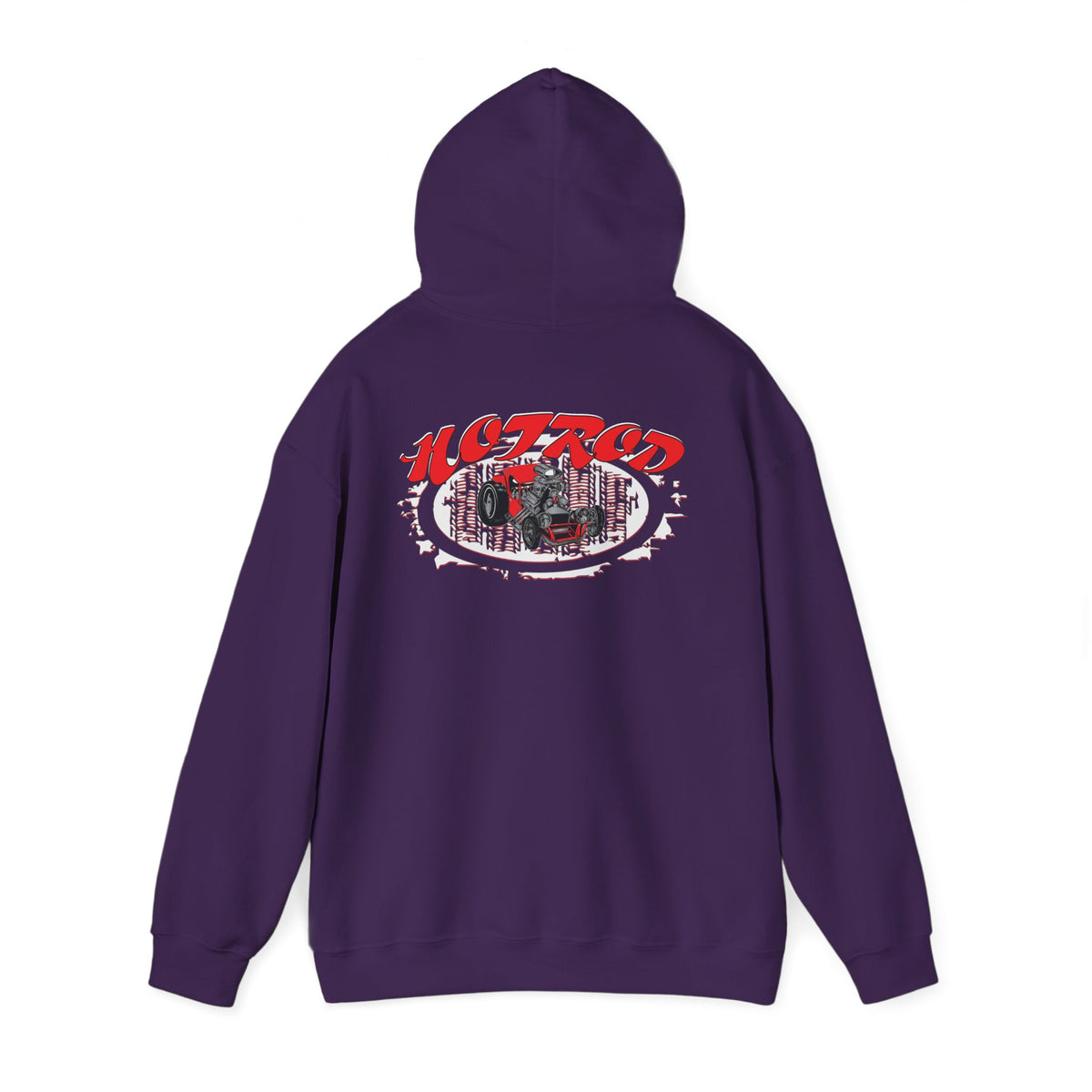 Retro Hot Rod Hoodie for Car Enthusiasts - Heavy Blend™