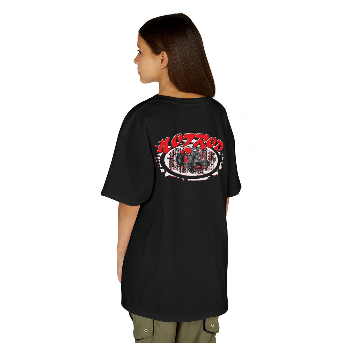 Kids Retro Hotrod Graphic Tee for Young Motorheads