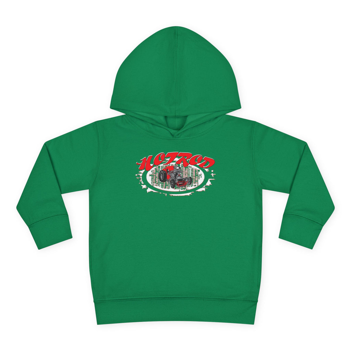 Toddler Retro Hotrod Graphic Hoodie for Young Motorheads