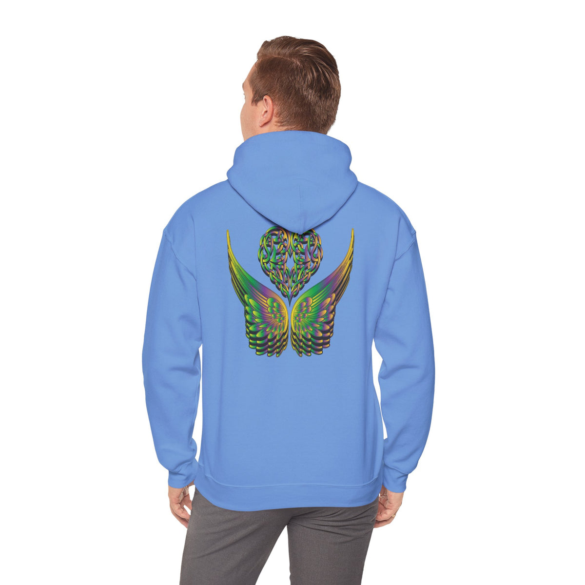 Ethereal Heart and Wings Hoodie - Heavy Blend™