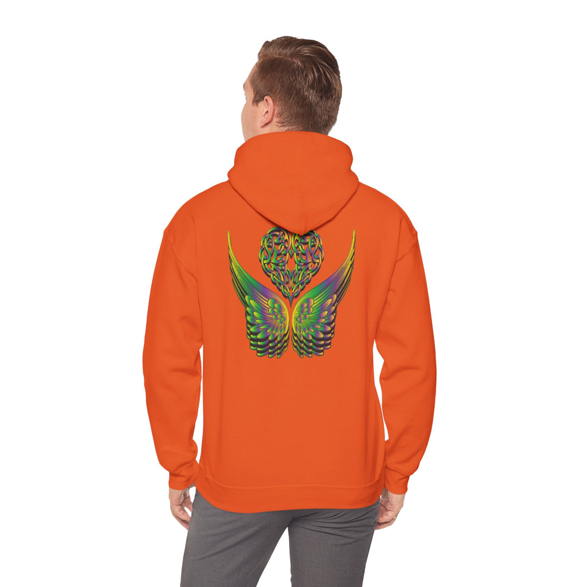 Ethereal Heart and Wings Hoodie - Heavy Blend™