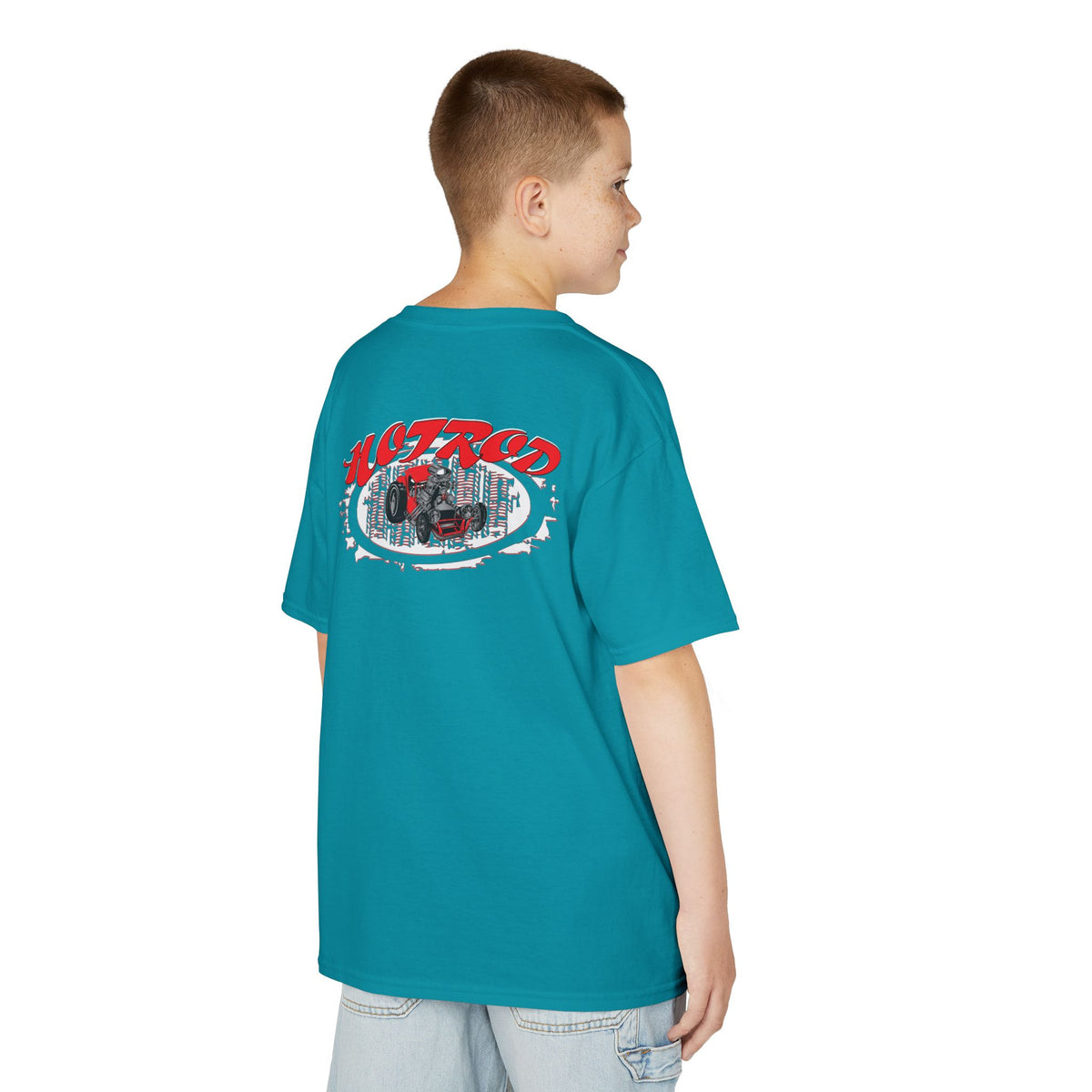 Kids Retro Hotrod Graphic Tee for Young Motorheads
