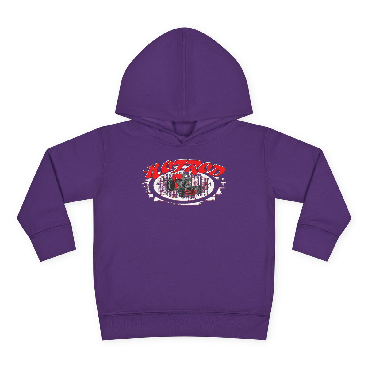 Toddler Retro Hotrod Graphic Hoodie for Young Motorheads
