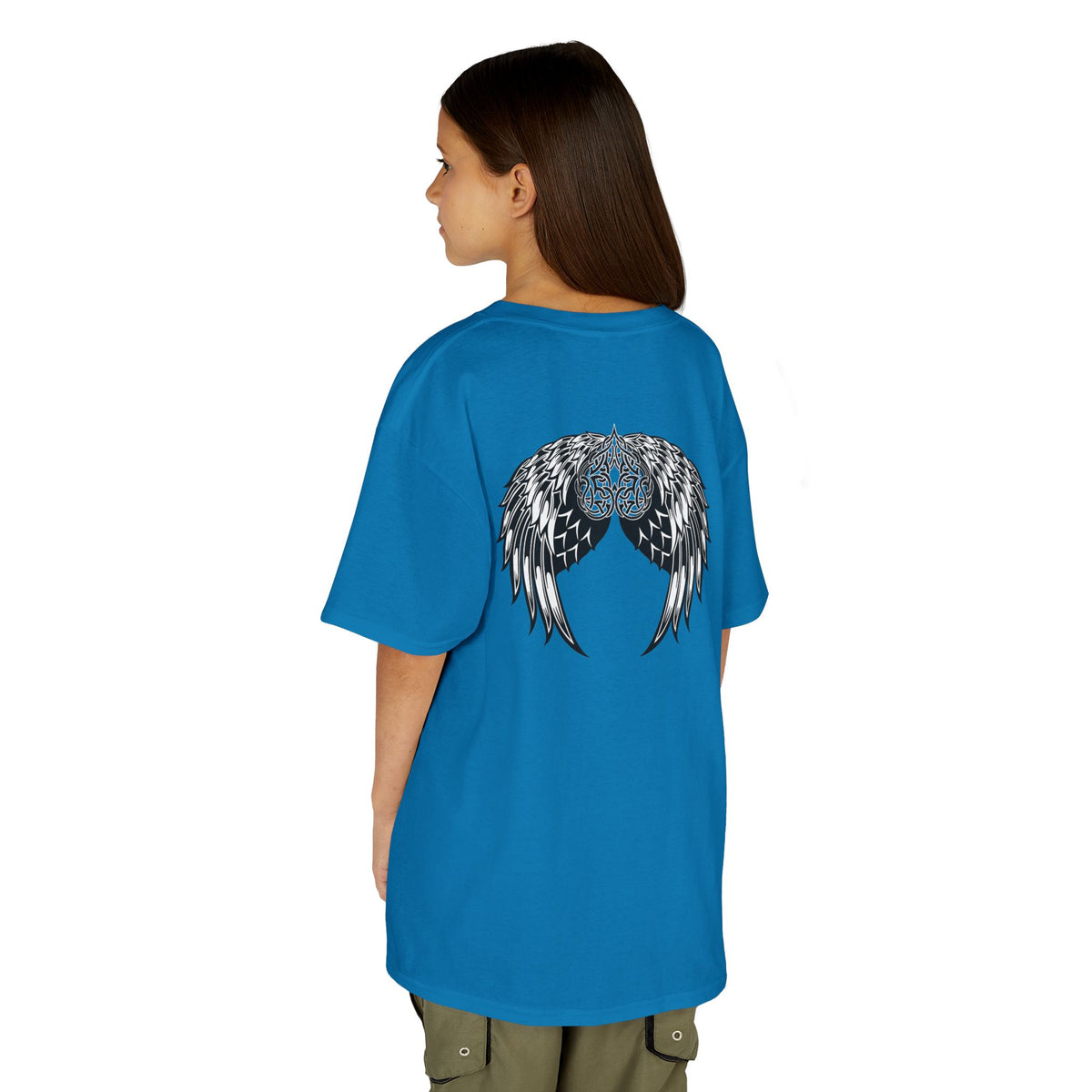 Kids Celtic Heart with Angel Wings Tee
