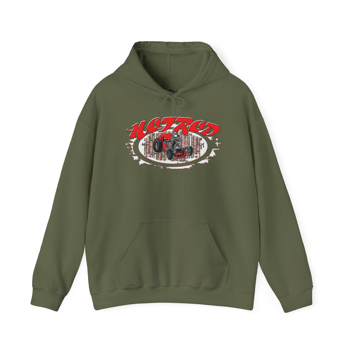 Retro Hot Rod Hoodie for Car Enthusiasts - Heavy Blend™