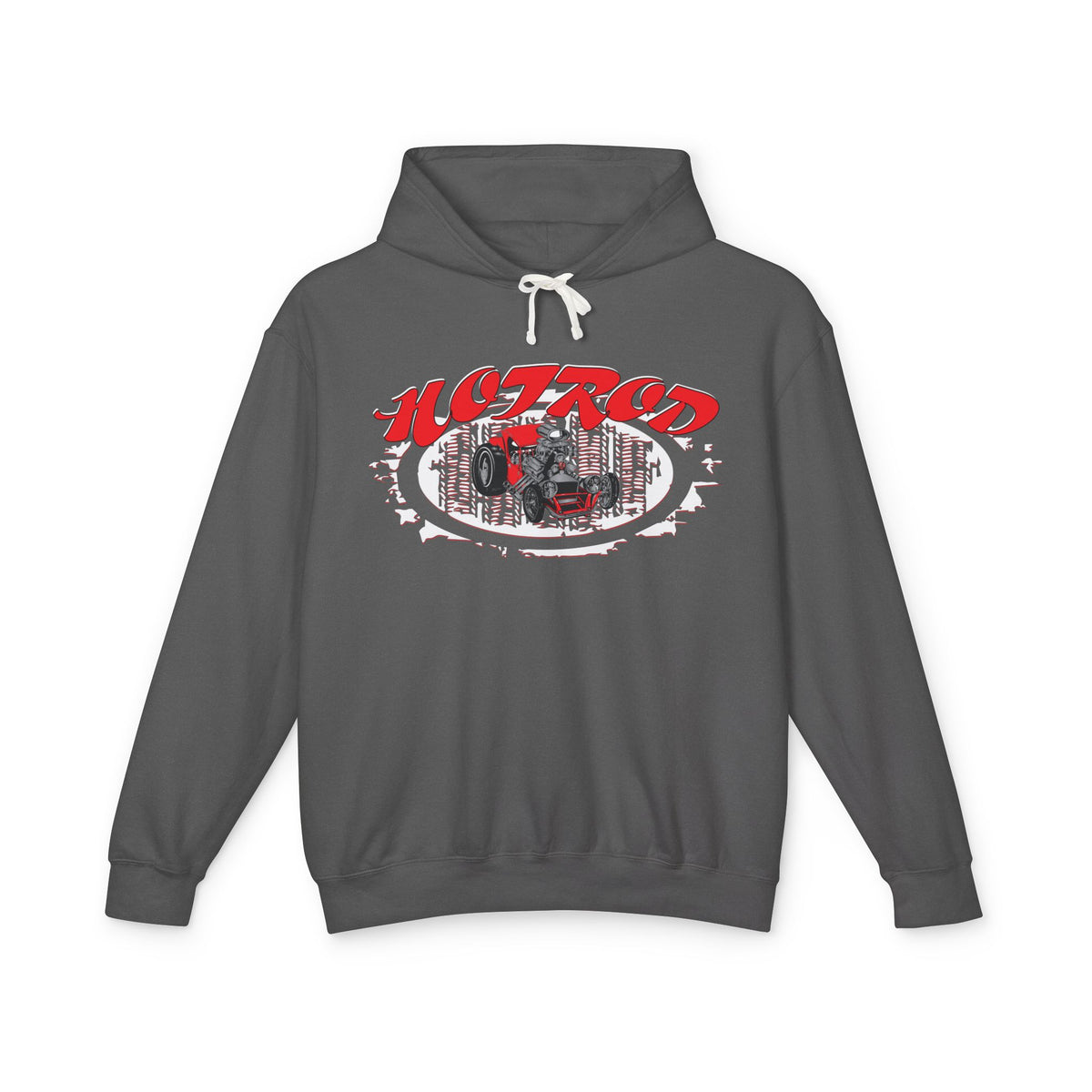 Retro Hotrod Hoodie for Classic Car Enthusiasts - Light Blend Sweatshirt