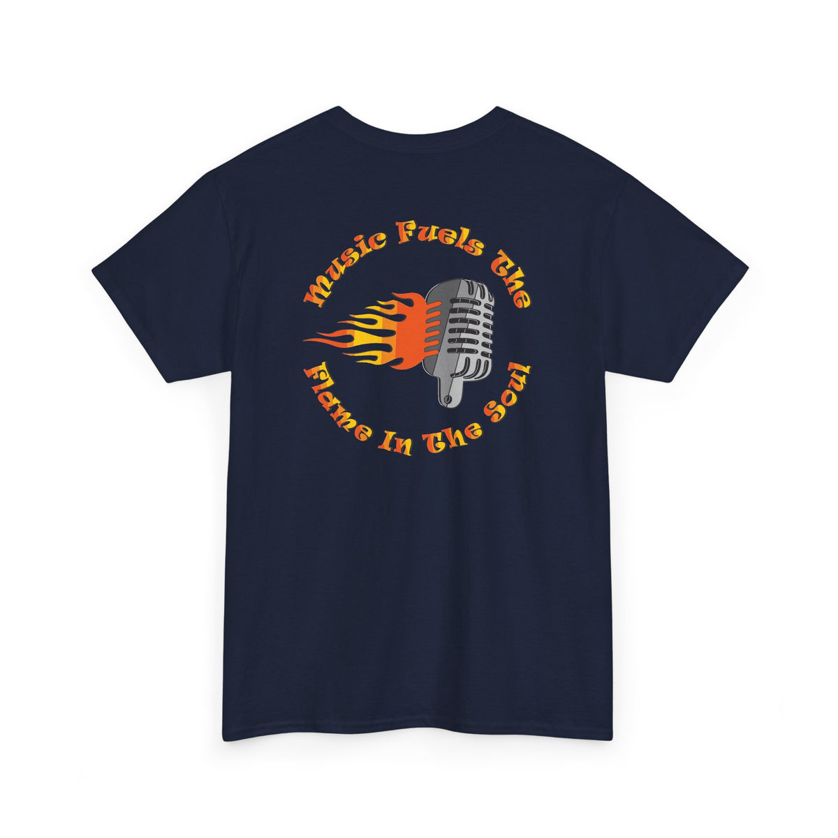 Music Fuels the Flame Graphic Tee - Perfect for Music Lovers and Concert Goers