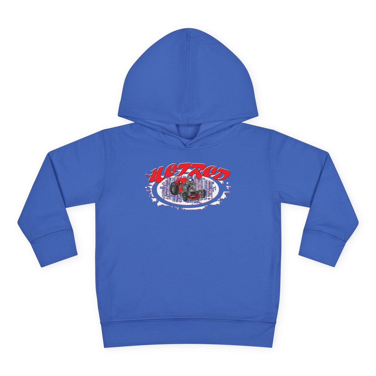 Toddler Retro Hotrod Graphic Hoodie for Young Motorheads