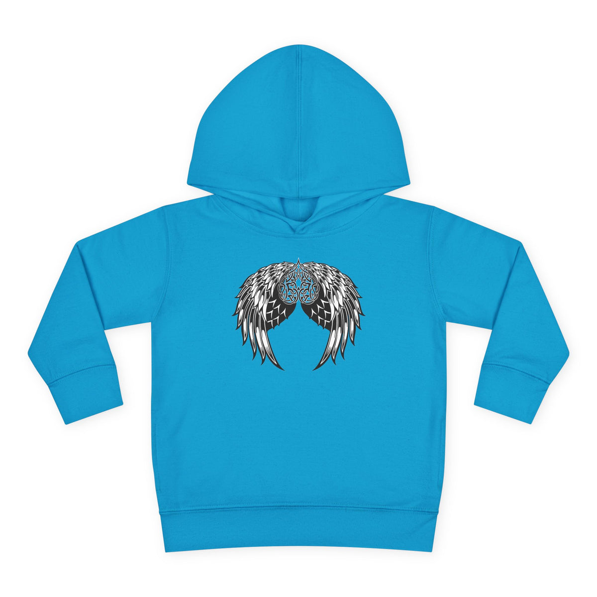 Toddler Celtic Heart with Angel Wings Graphic Hoodie