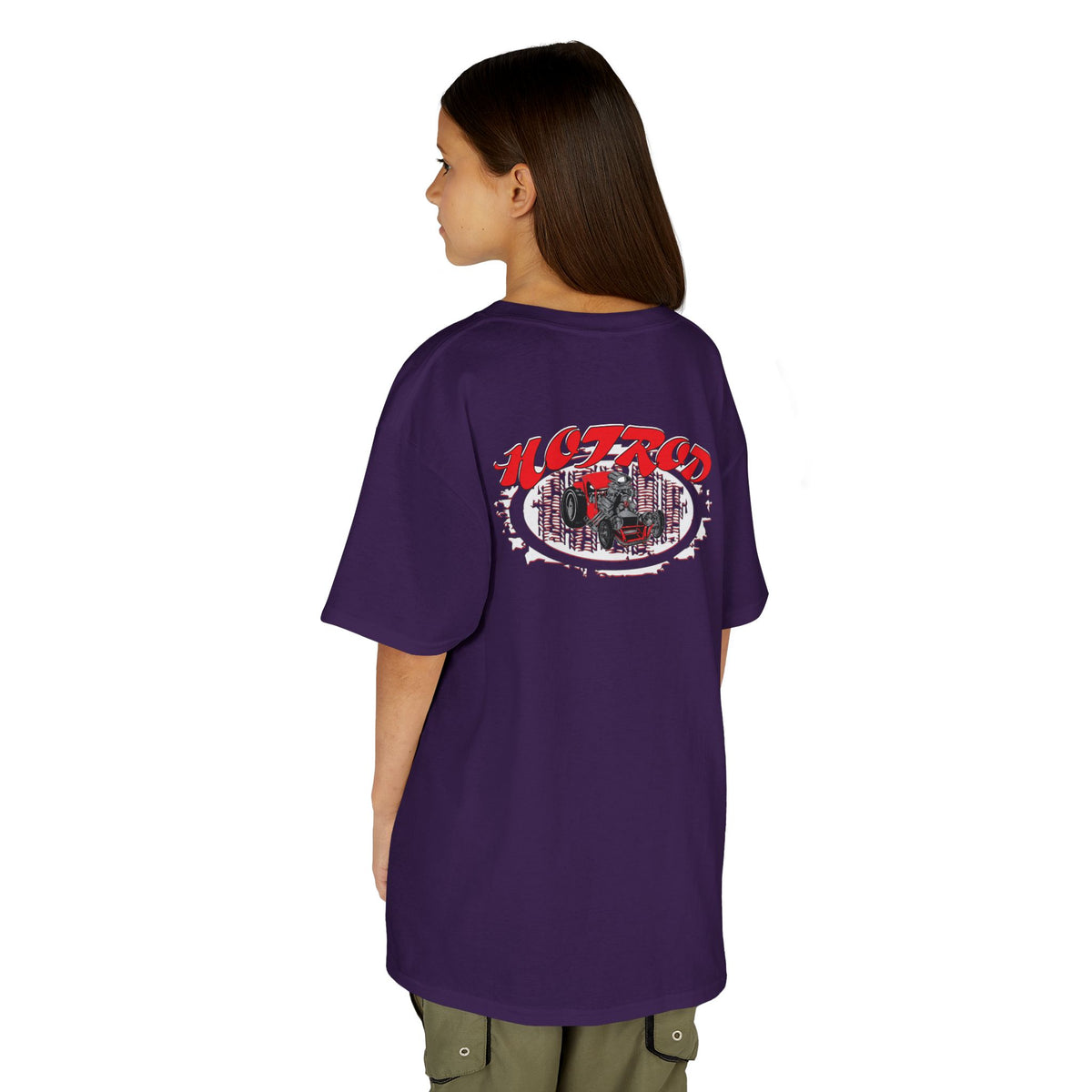 Kids Retro Hotrod Graphic Tee for Young Motorheads