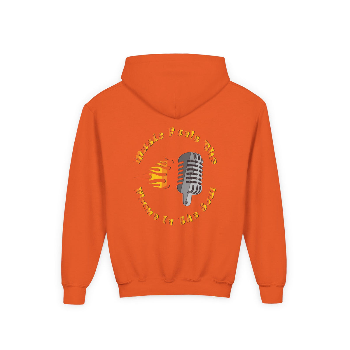 Youth Music-Themed Hoodie - 'Music Fuels The Flame in The Soul'