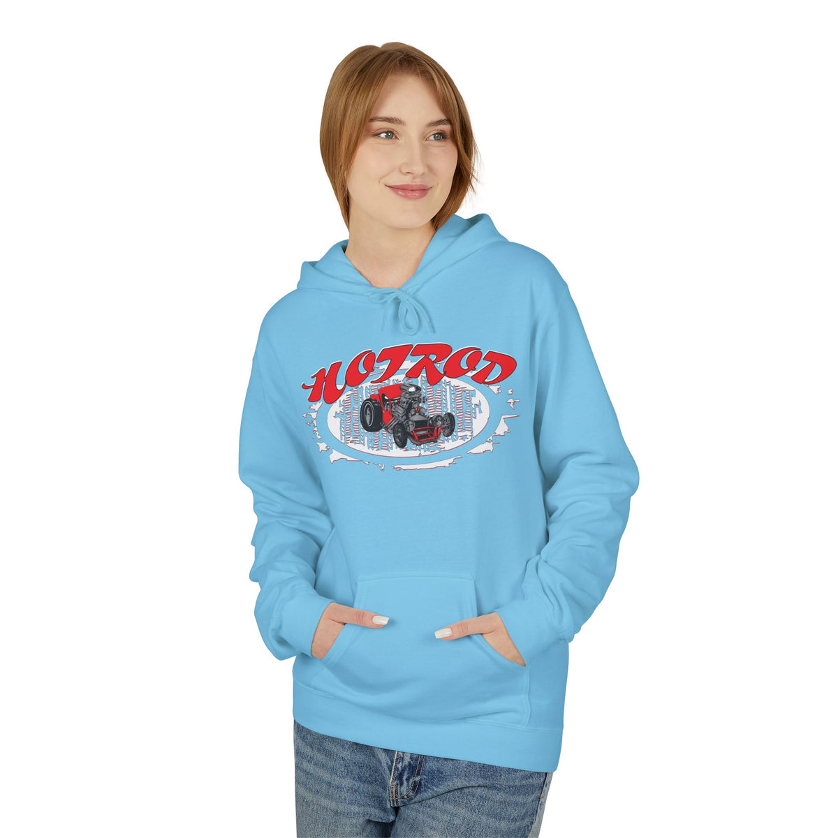Retro Hotrod Hoodie for Classic Car Enthusiasts - Medium Blend Sweatshirt