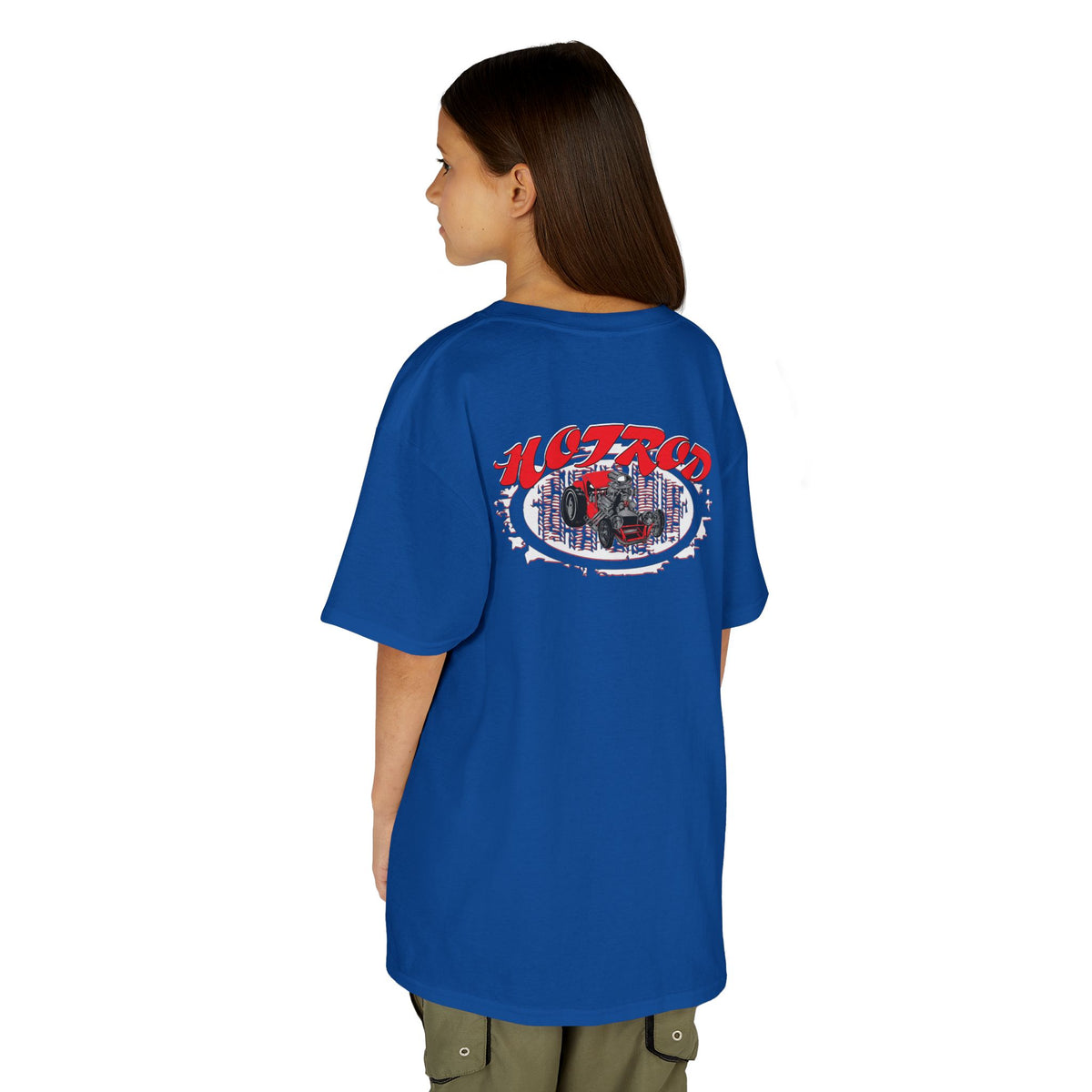 Kids Retro Hotrod Graphic Tee for Young Motorheads
