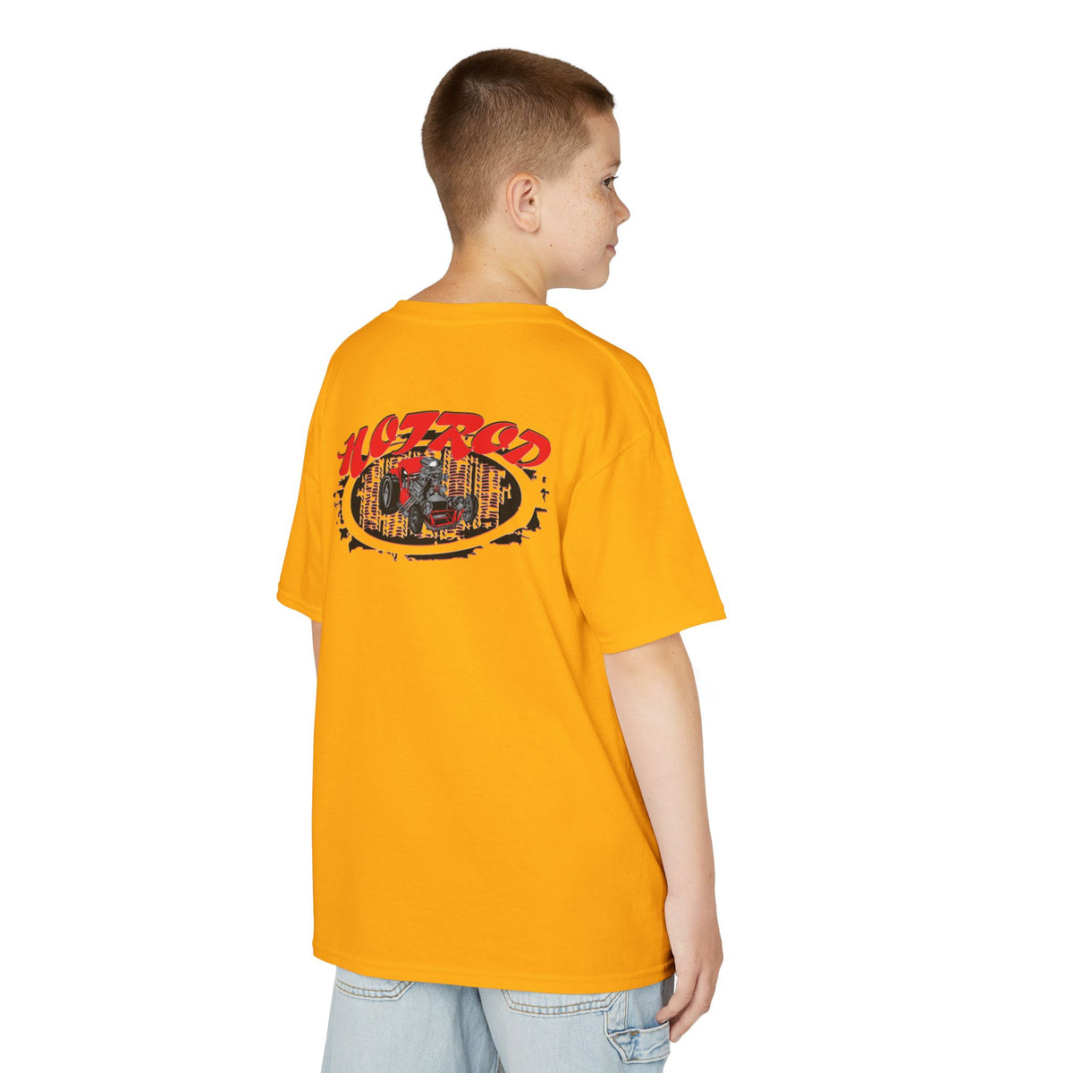 Kids Retro Hotrod Graphic Tee for Young Motorheads