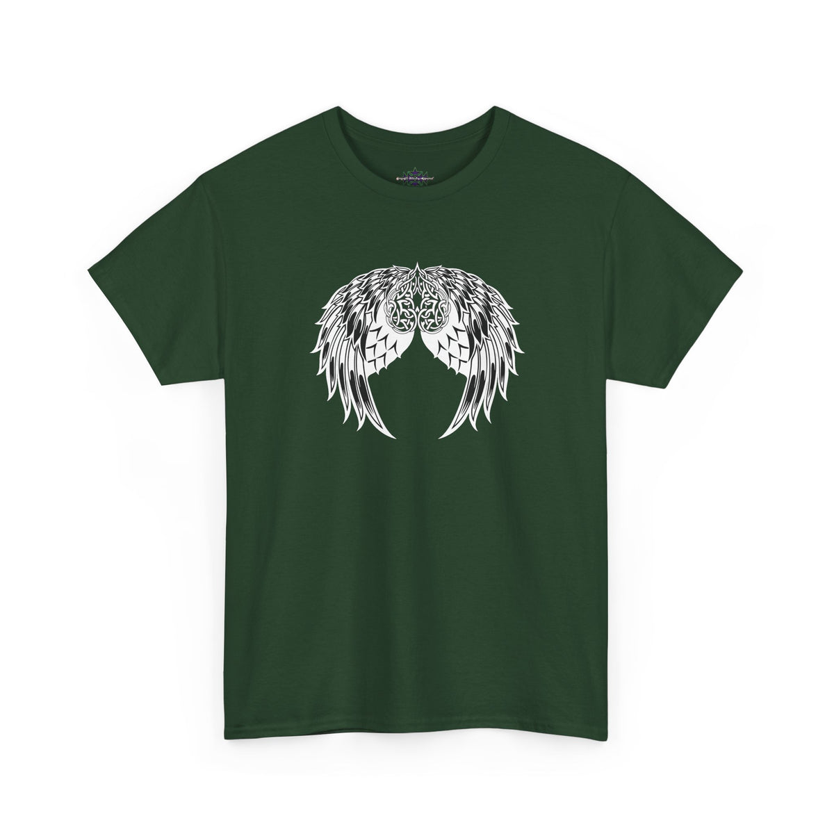 Celtic Heart with Angel Wings Graphic Tee