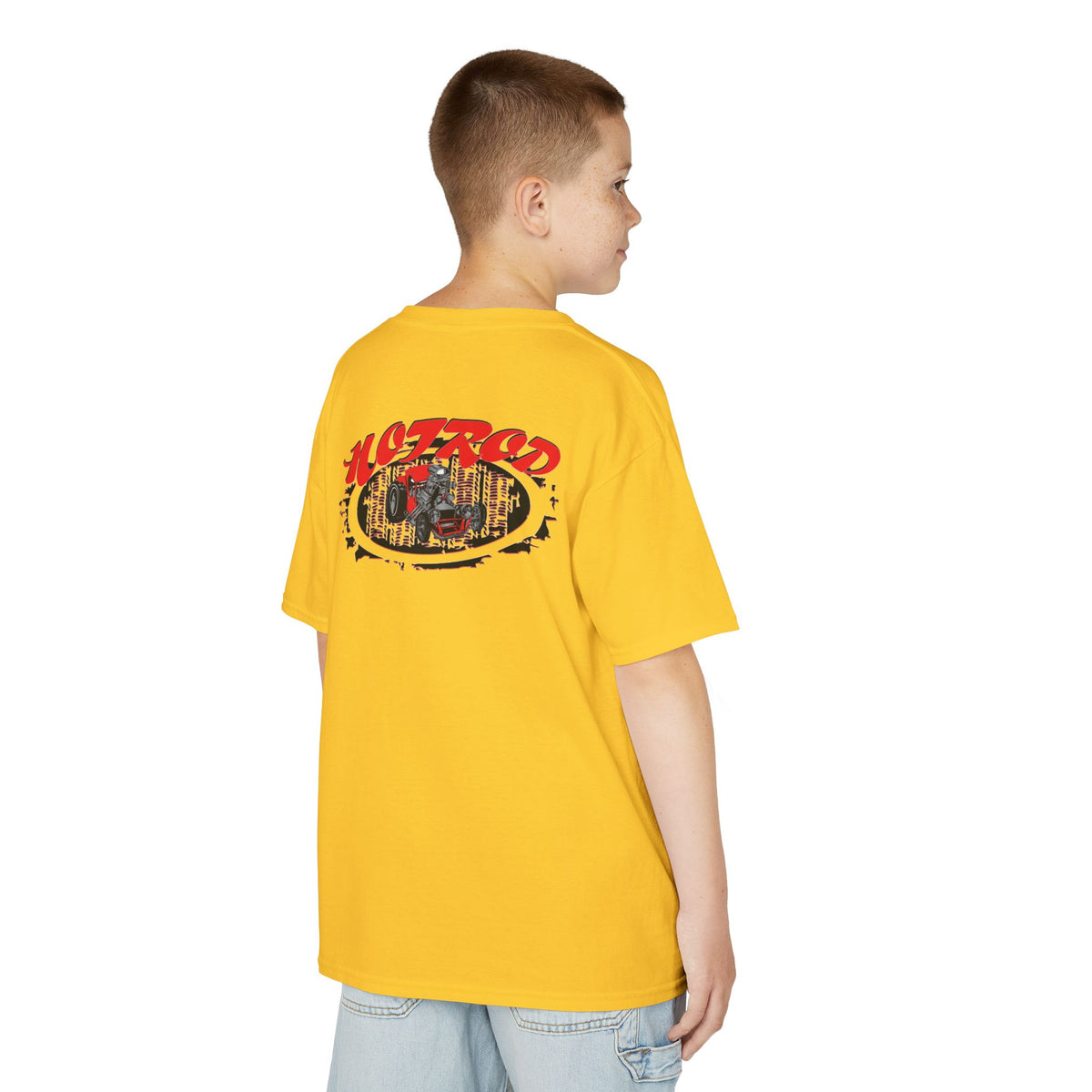 Kids Retro Hotrod Graphic Tee for Young Motorheads