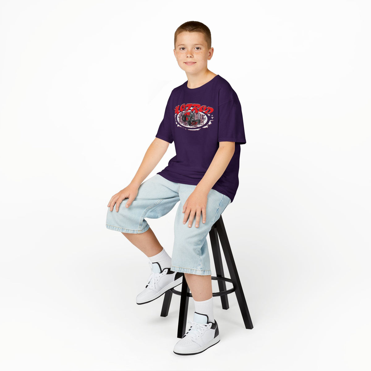 Kids Retro Hotrod Graphic Tee for Young Motorheads