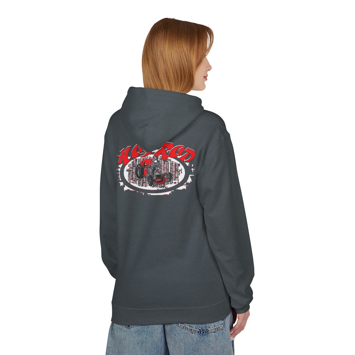 Retro Hotrod Graphic Hooded Sweatshirt