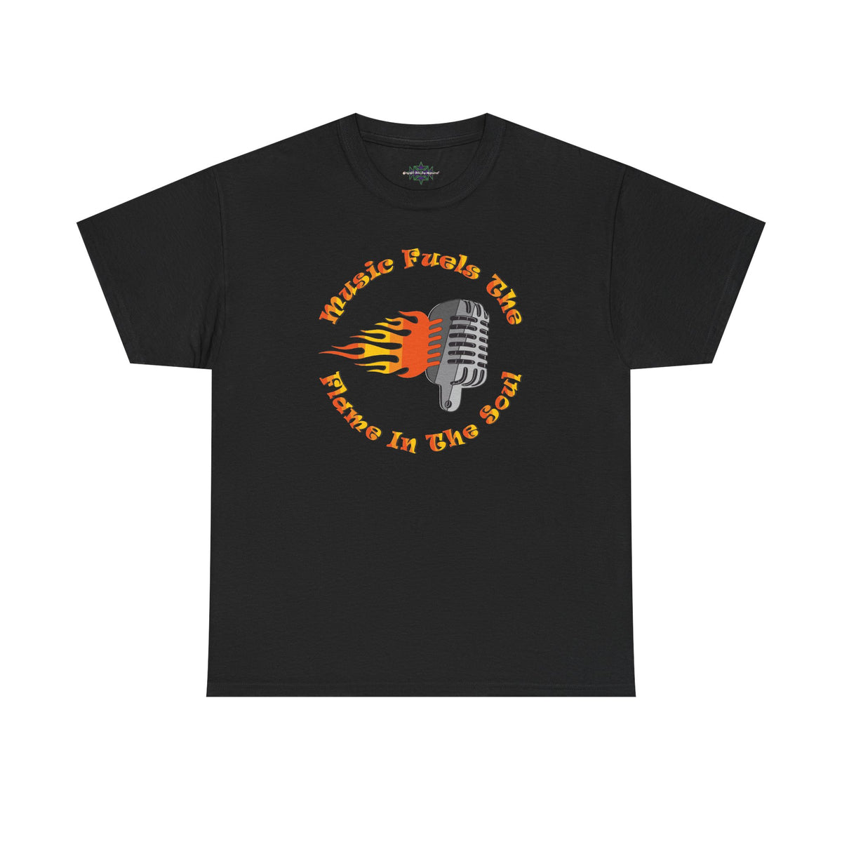 Music Fuels the Flame Graphic Tee - Perfect for Music Lovers and Concert Goers