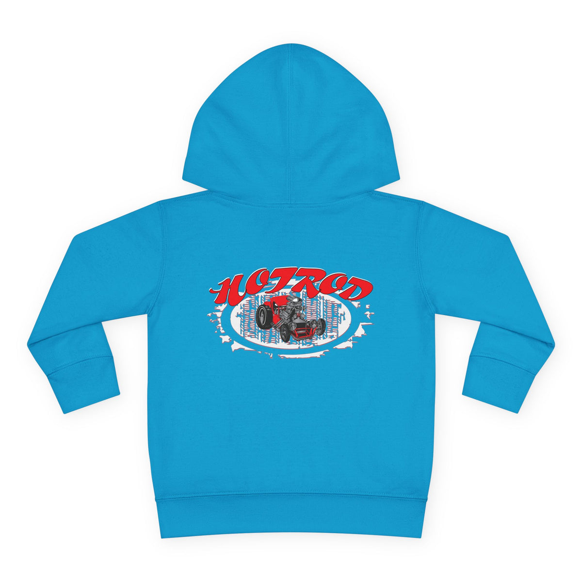 Toddler Retro Hotrod Graphic Hoodie for Young Motorheads